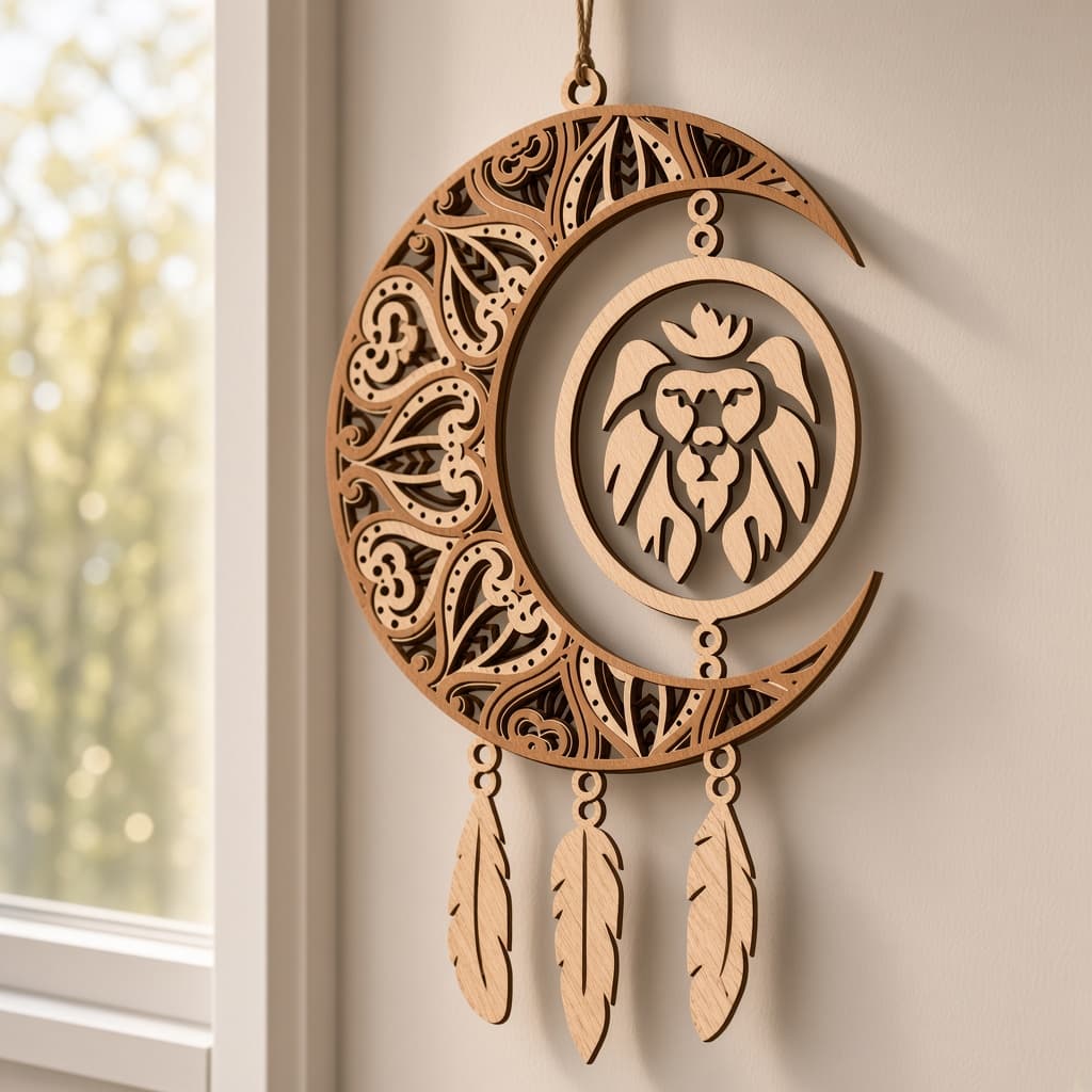 Dreamcatcher zodiacale — Leone